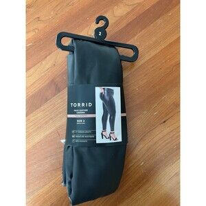 Torrid Size 2 Full Length Faux Leather Leggings With Pockets NIP